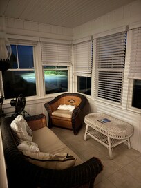 Screened in from porch