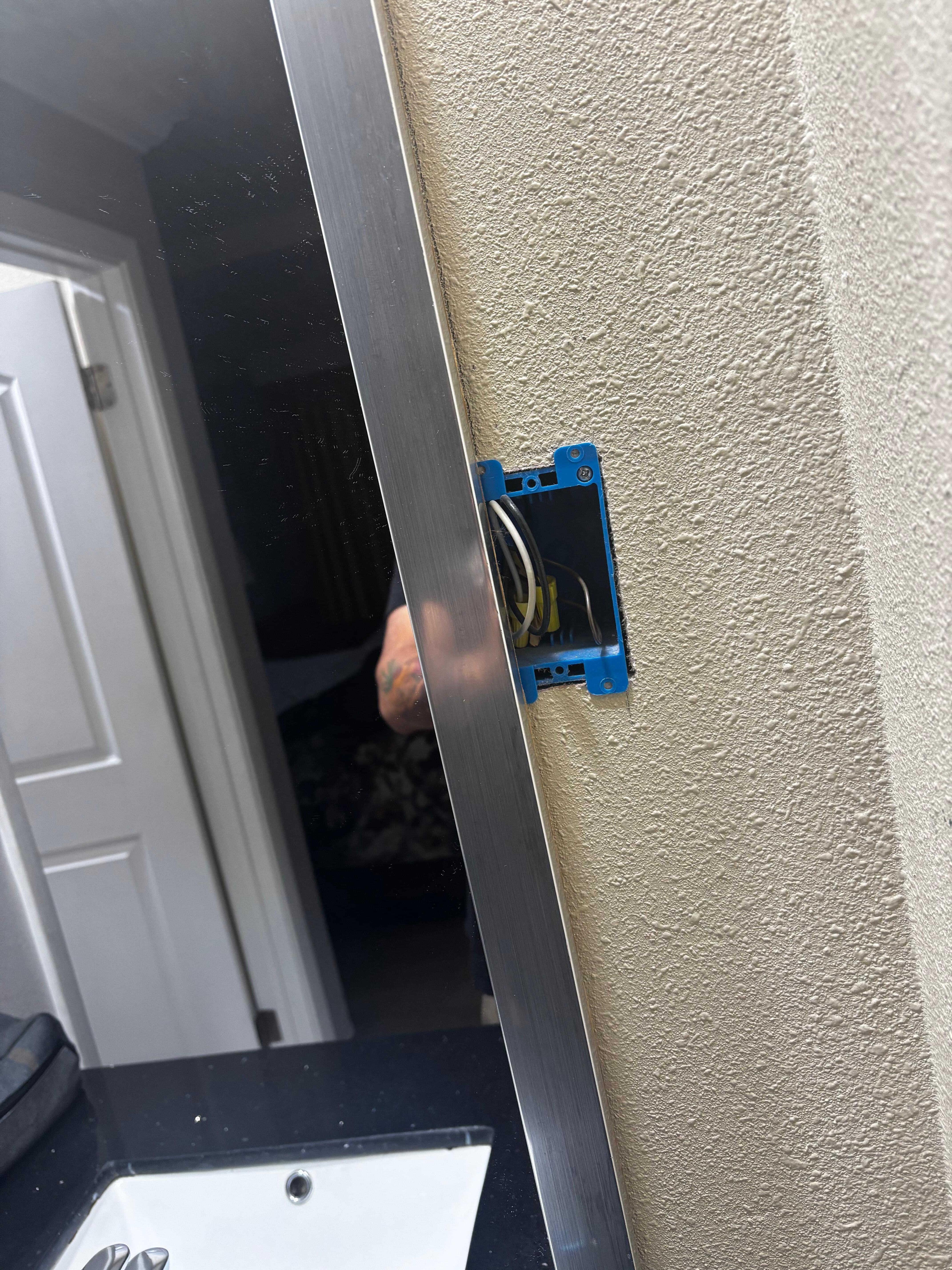 Exposed wiring 