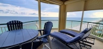 Balcony was very peaceful and private
