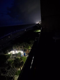 Night view from the balcony