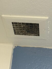 Build up on vent