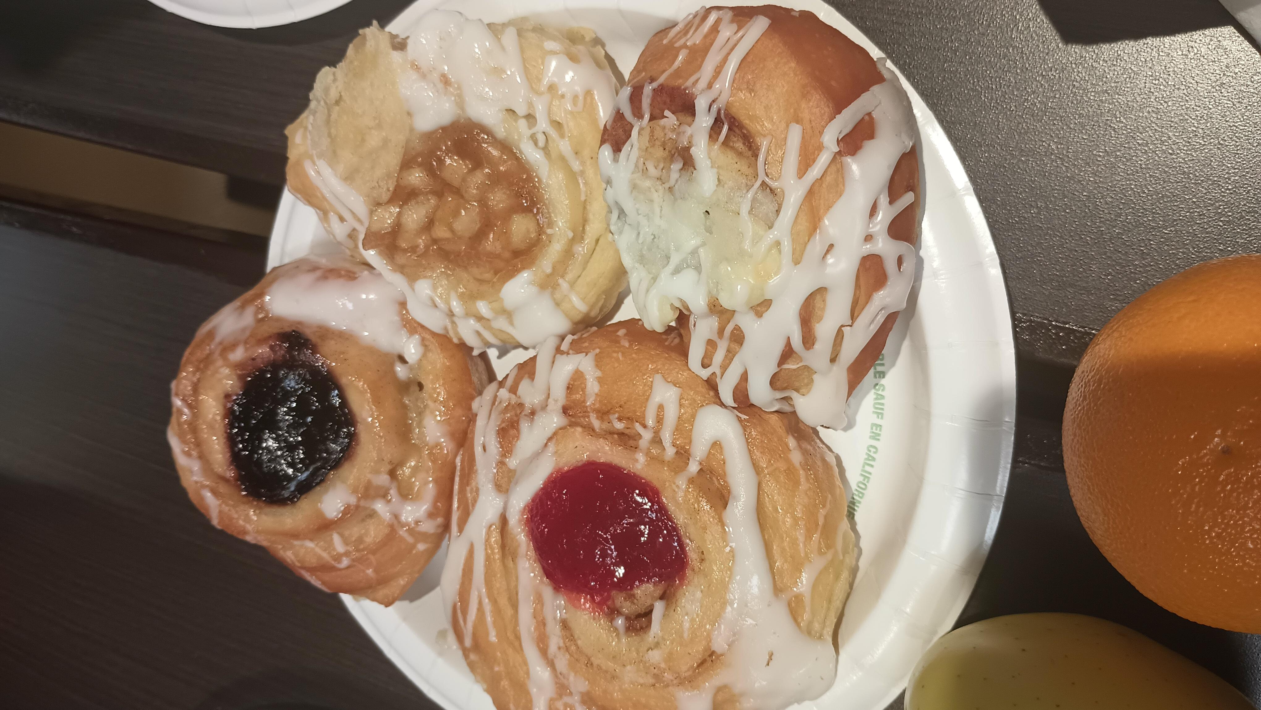 Breakfast pastries 