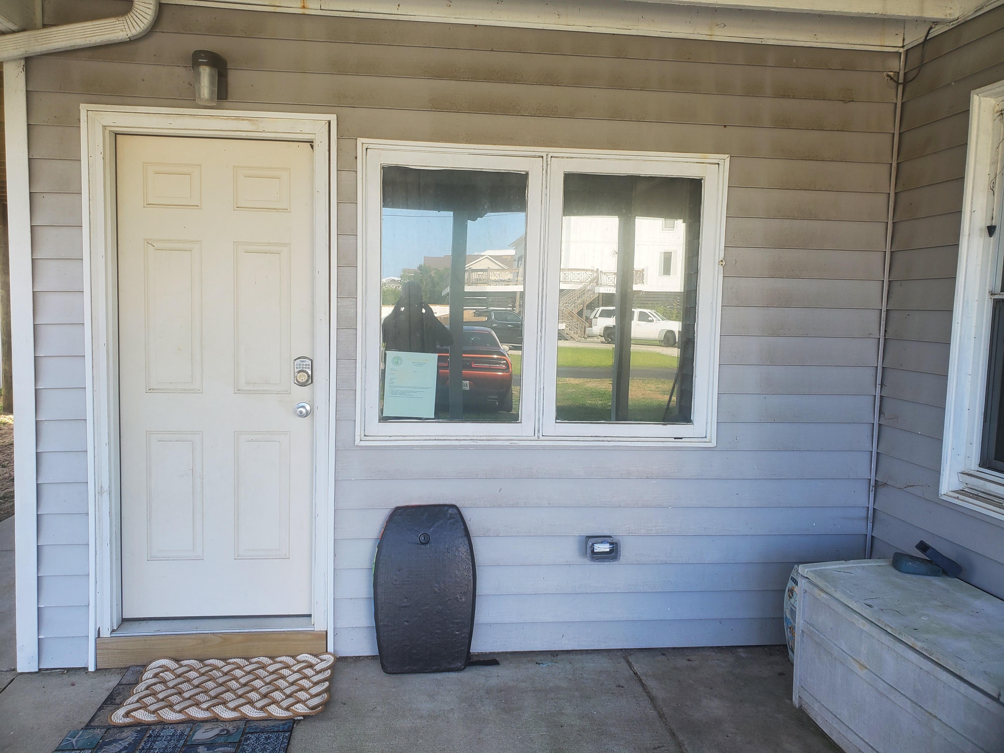 Main entryway into house