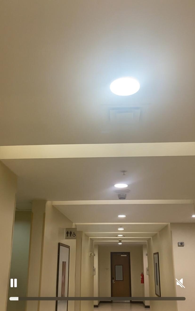 I was up a few floors and this video was from the lobby where you could hear it there too
