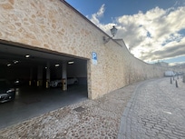Entry to the carpark at back - along city wall