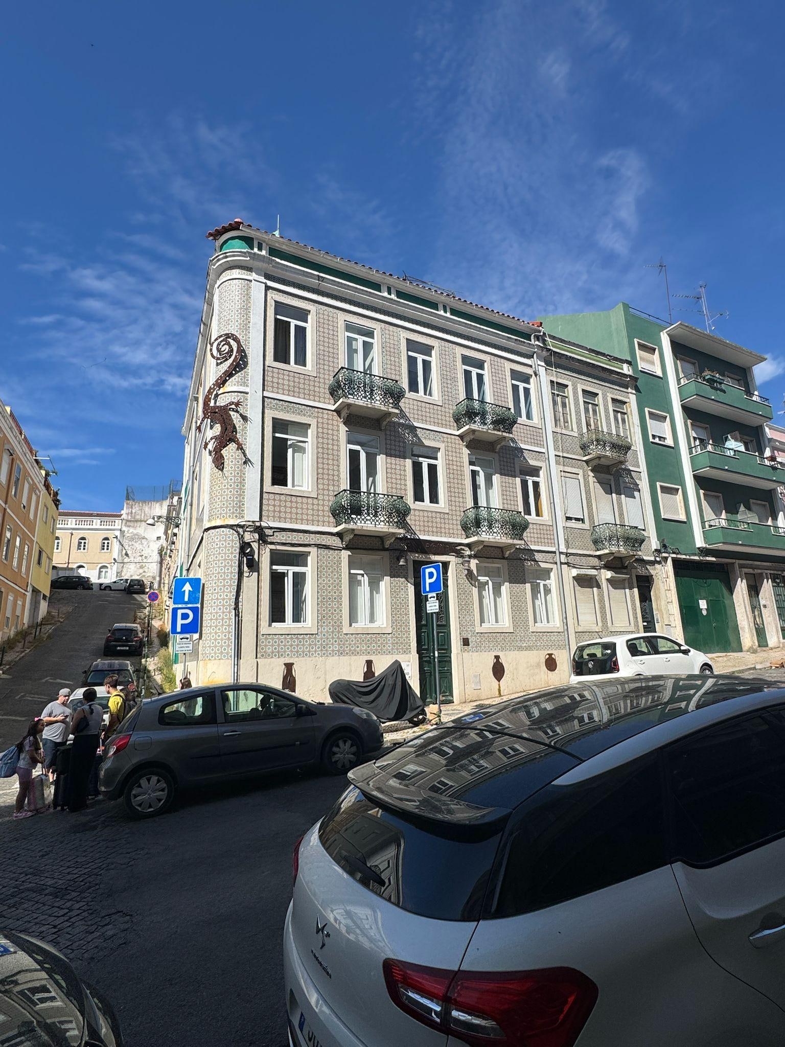 Outside of building 
