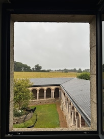 Ausblick aus dem Schlafzimmer