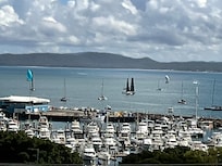 View from our balcony over Nelson Bay