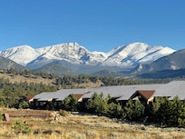 View of mountains from Y lodge.