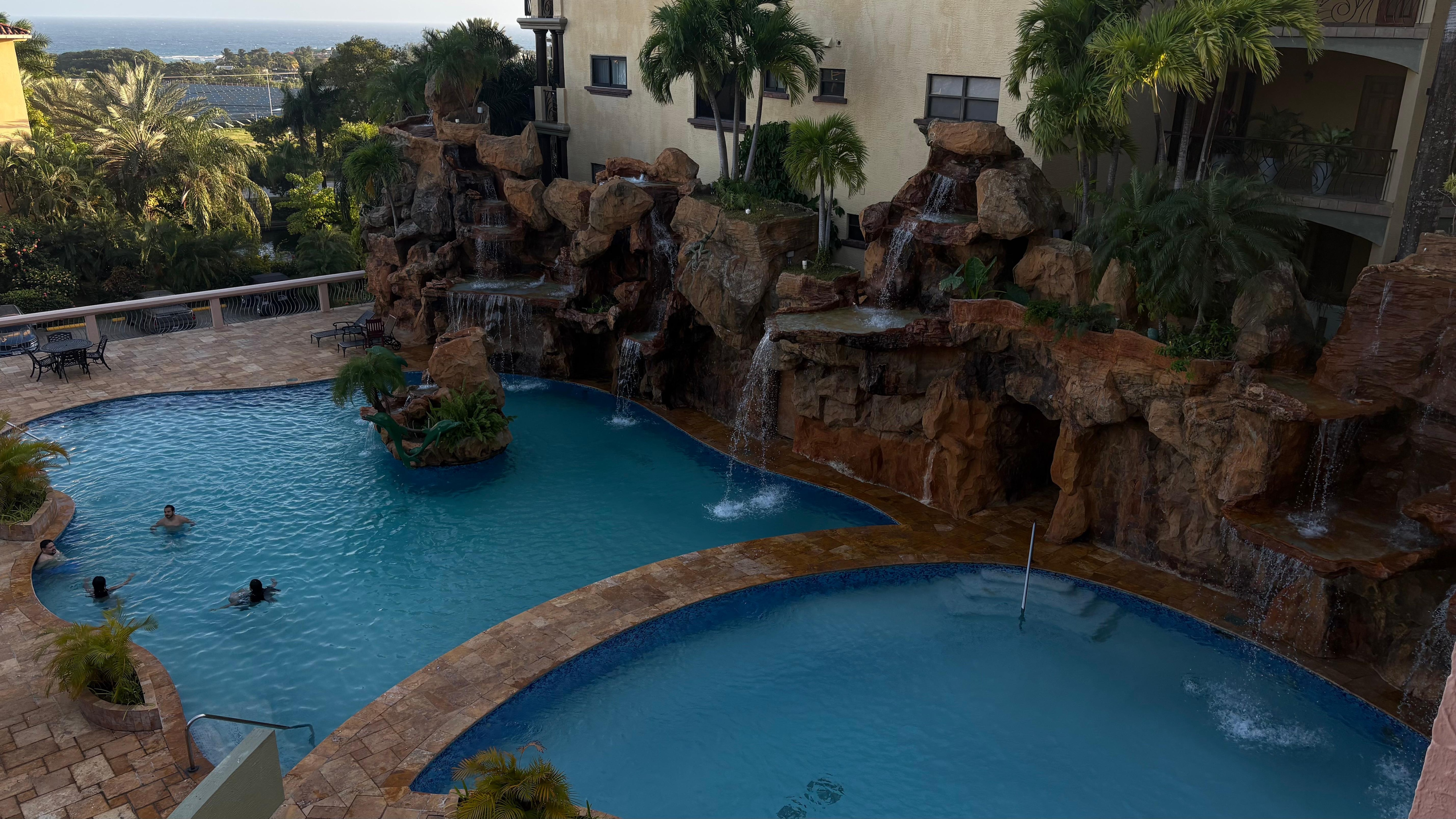 Main pool by restaurants 