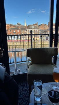 View from the bar area