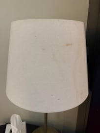 Dirty lamp shade