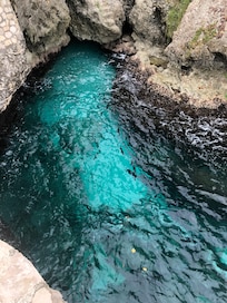 Ocean view from bridge