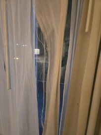 Ripped curtains
