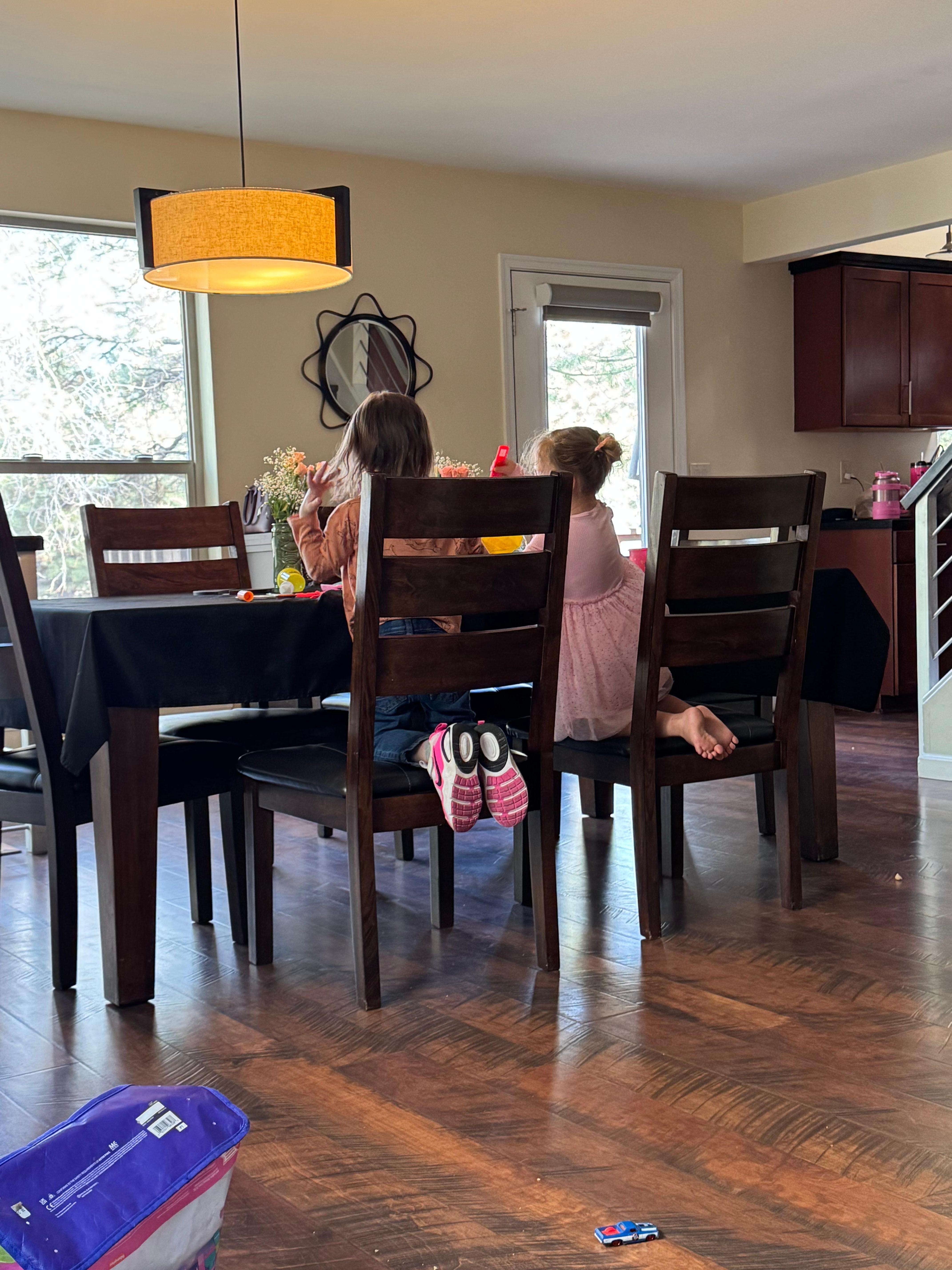 Clean, spacious living area