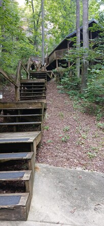 Lots of stairs