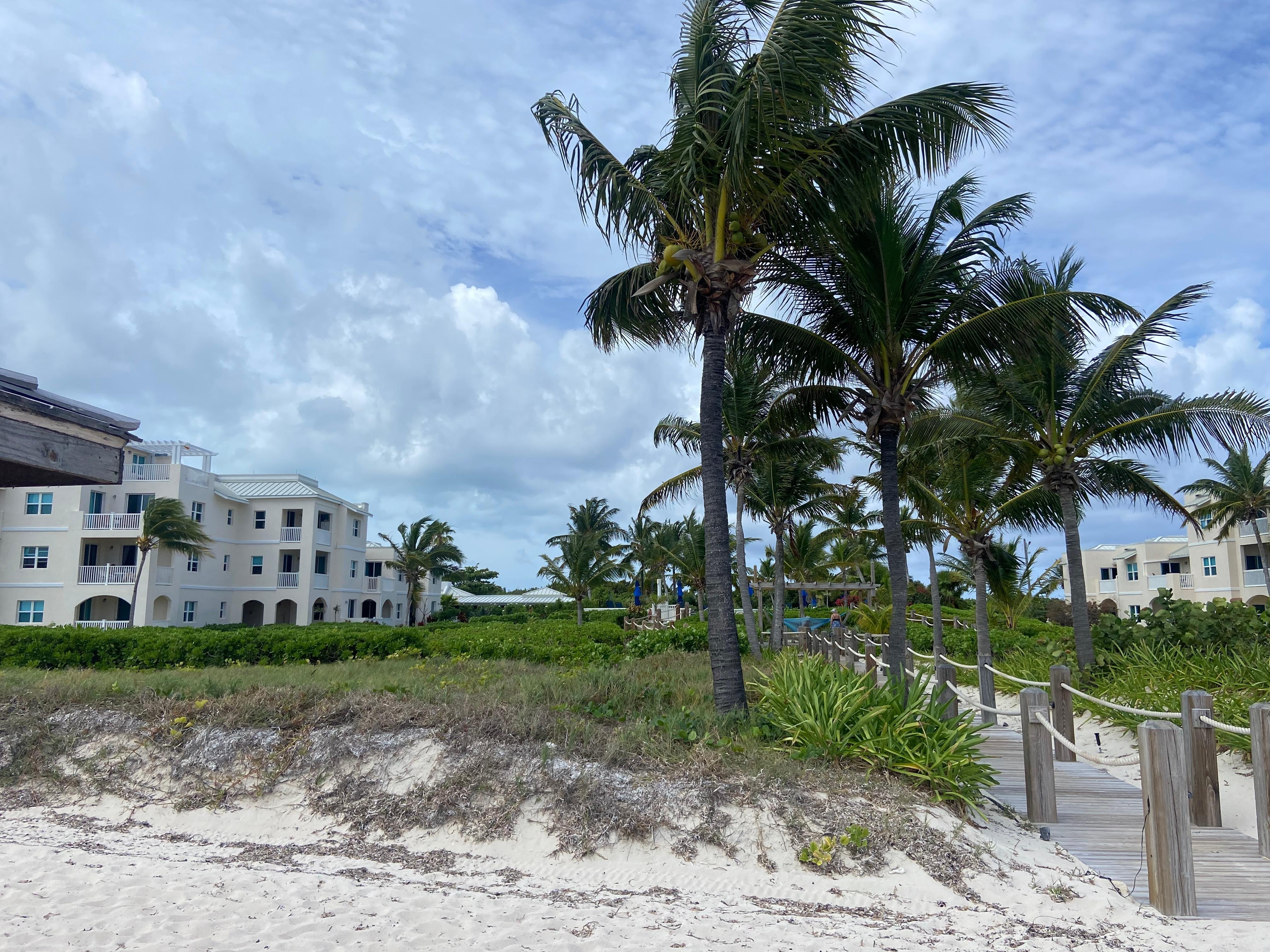 Back at complex from the beach