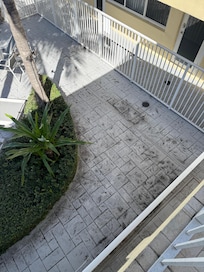 Everyone’s feet were filthy from hanging around a cold pool !