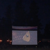 Outdoor movie theater