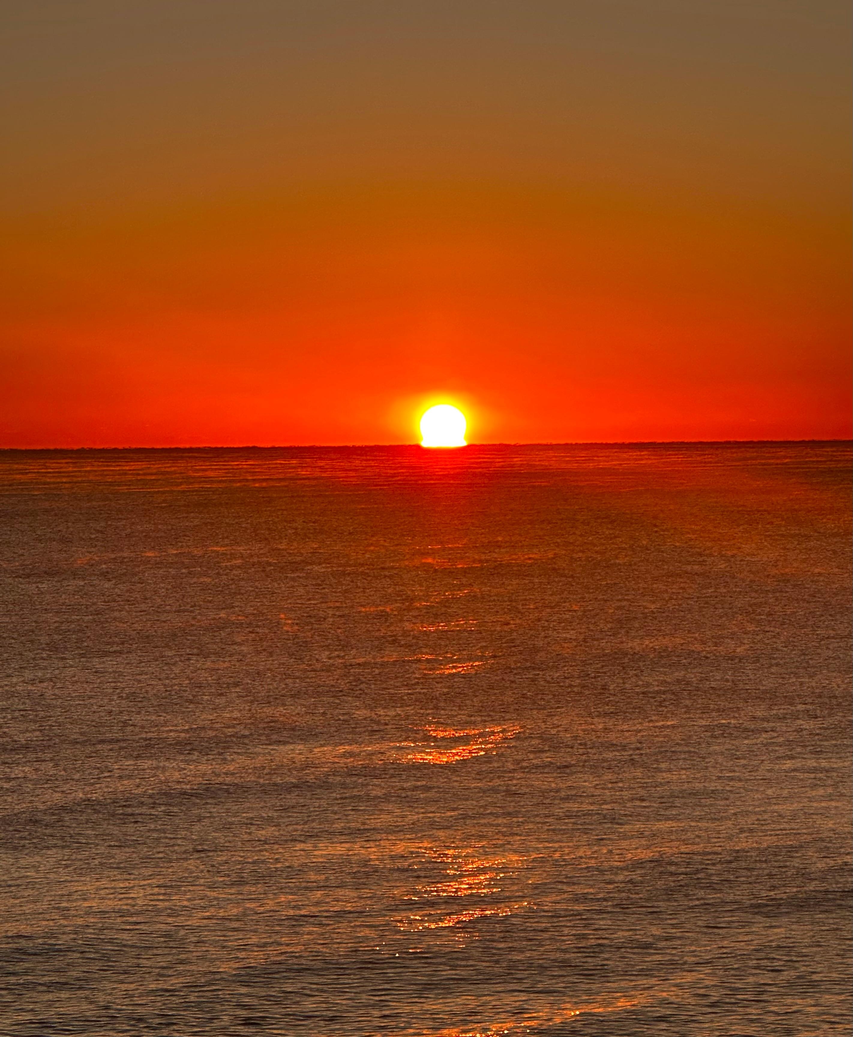 Sunrise from the balcony