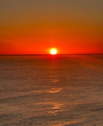 Sunrise from the balcony