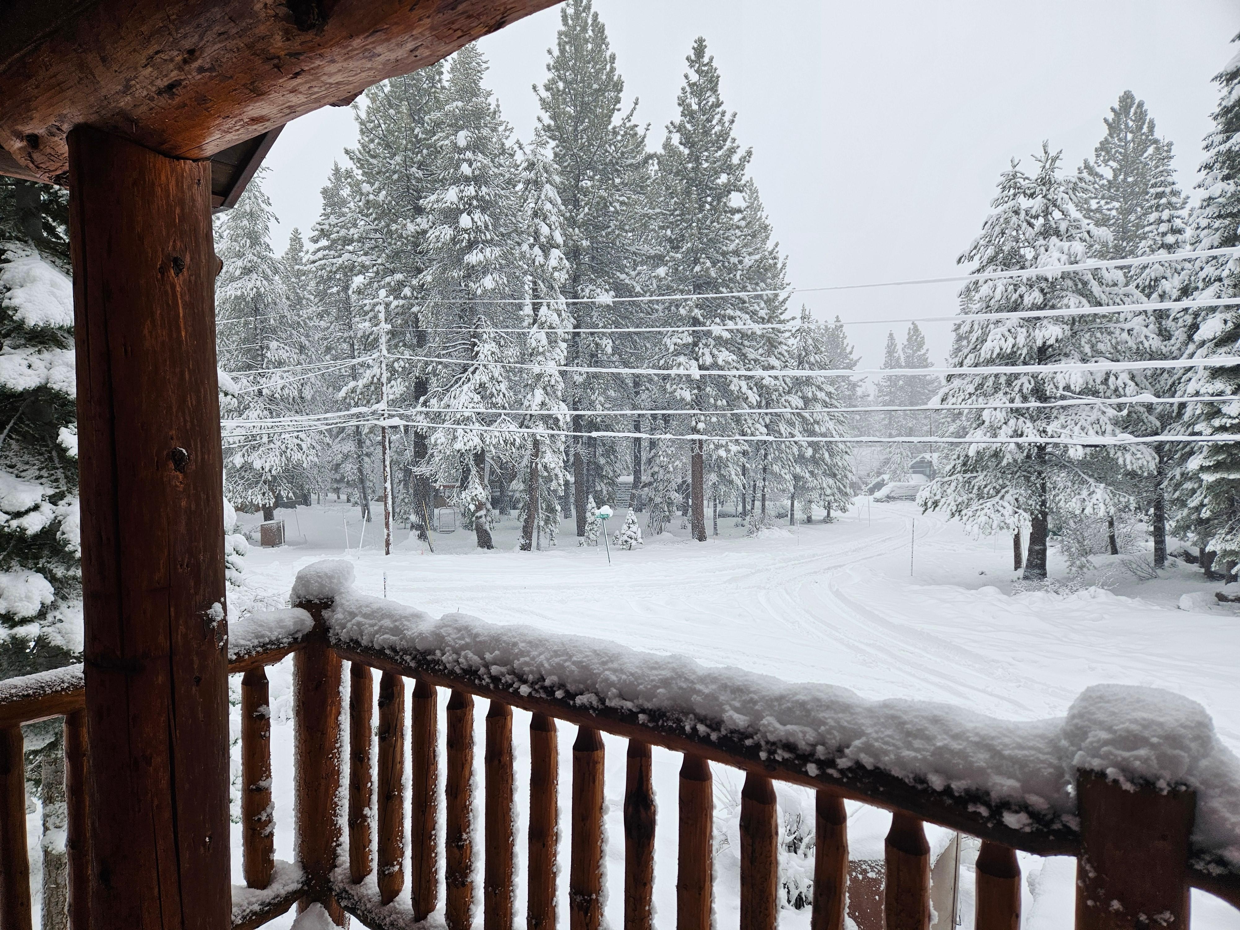 Front deck view of the neighborhood