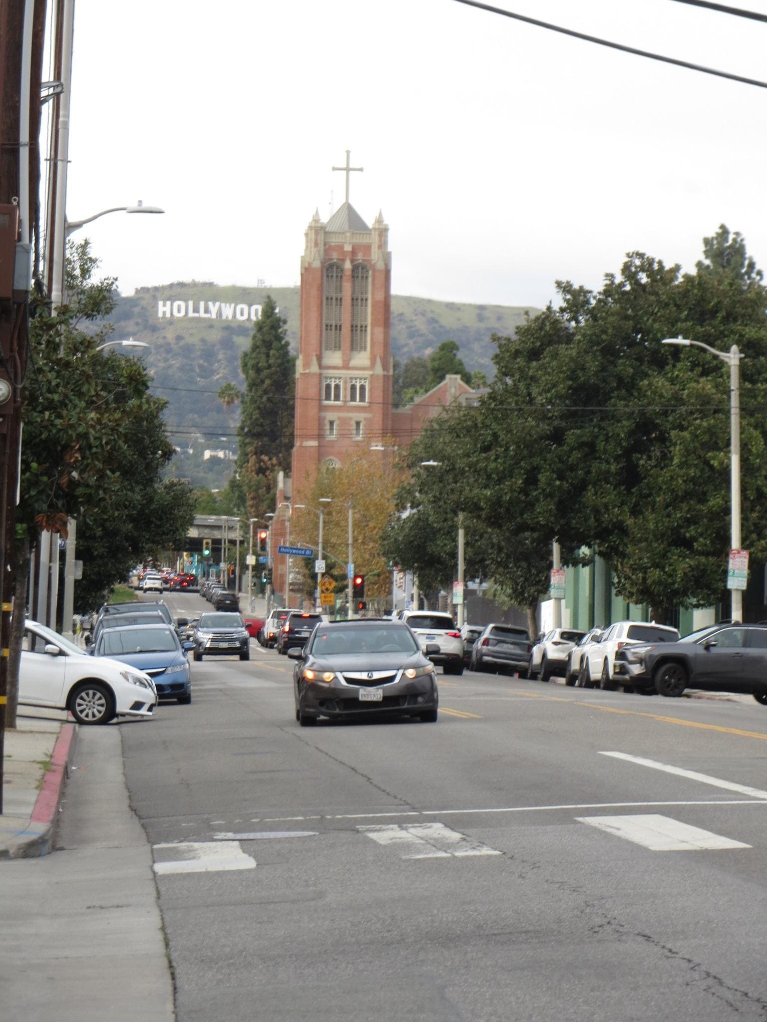 I am standing across the street from the property (facing north, property to the east, Trader Joe's is three blocks to the west).