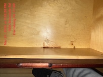 Not clean Inside dresser drawer