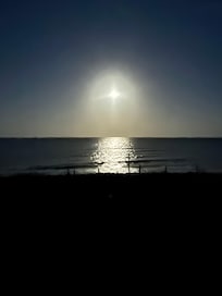 Full moon set taken from our balcony