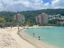 From the beach looking at Turtle Towers.