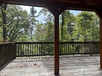 The deck is outstanding!