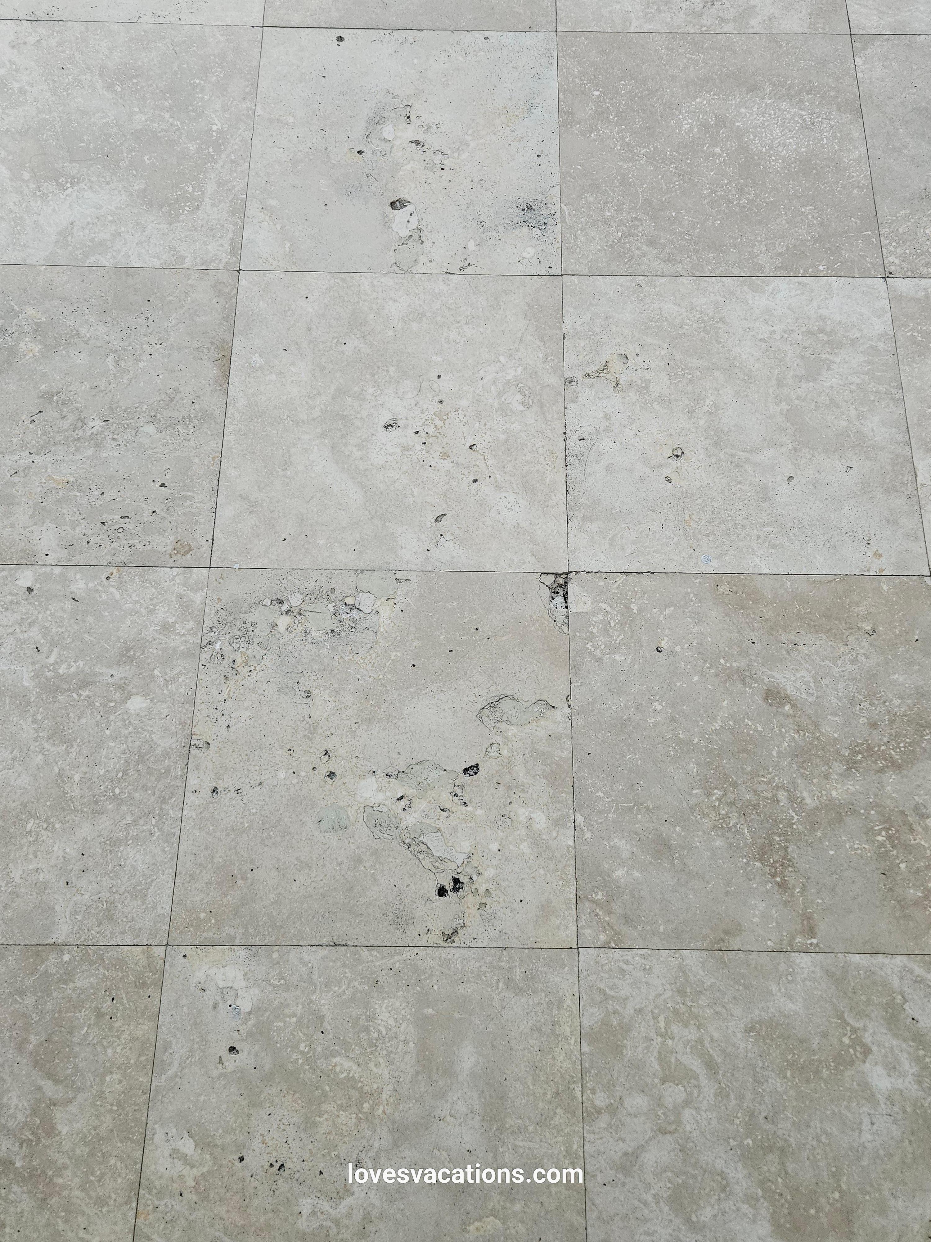 Damaged floor