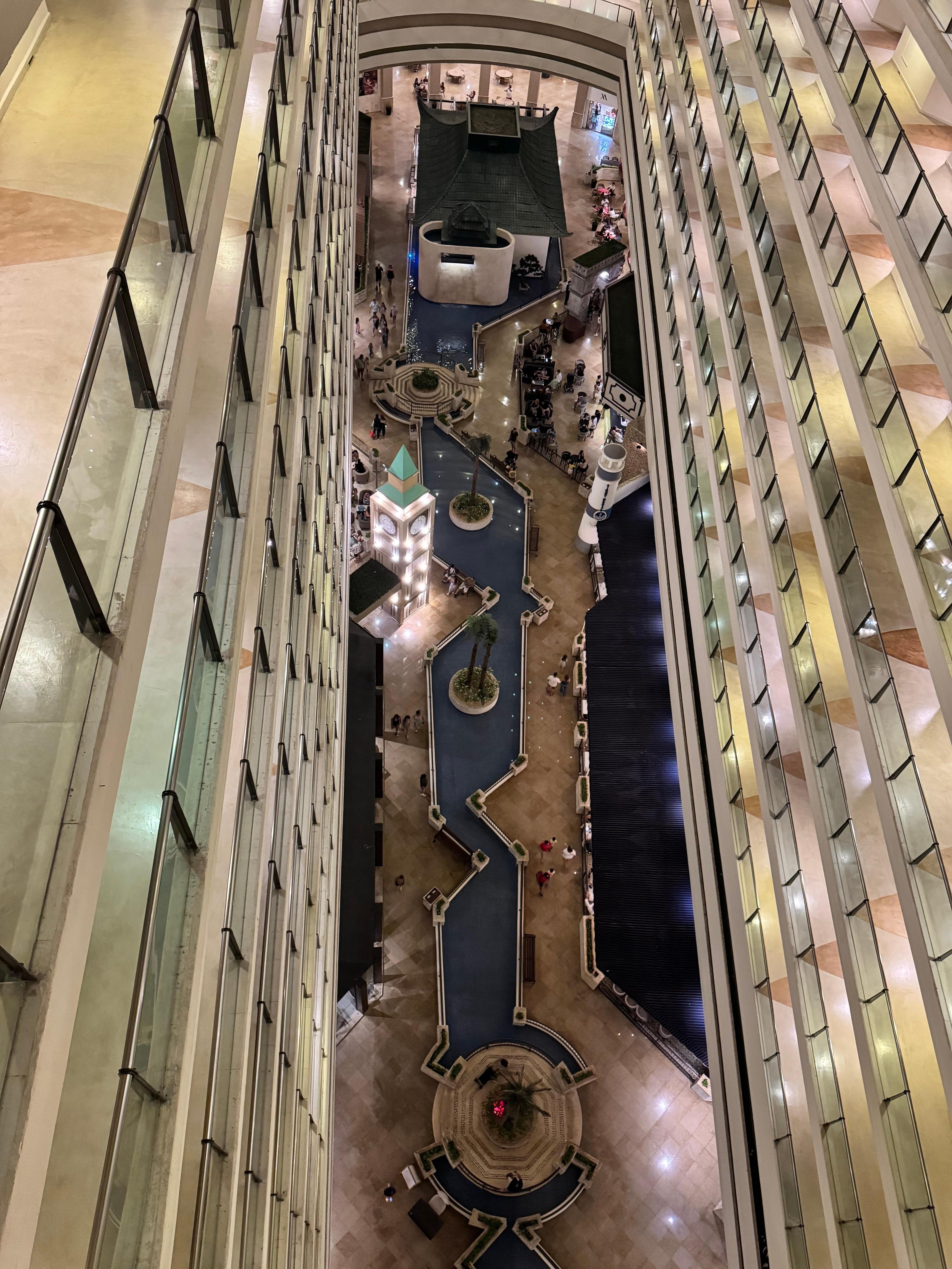 View from 9th floor to main floor  