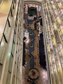 View from 9th floor to main floor