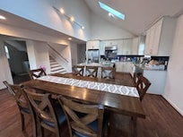 Lg kitchen and dining area