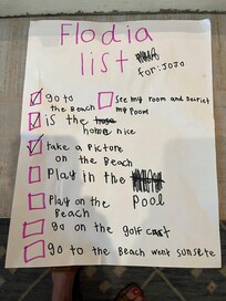 What a 9 year old’s “to do list”!!! She did it all!💕