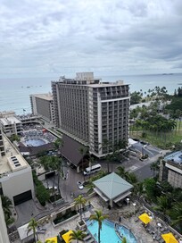 our view from our room at 19th floor
