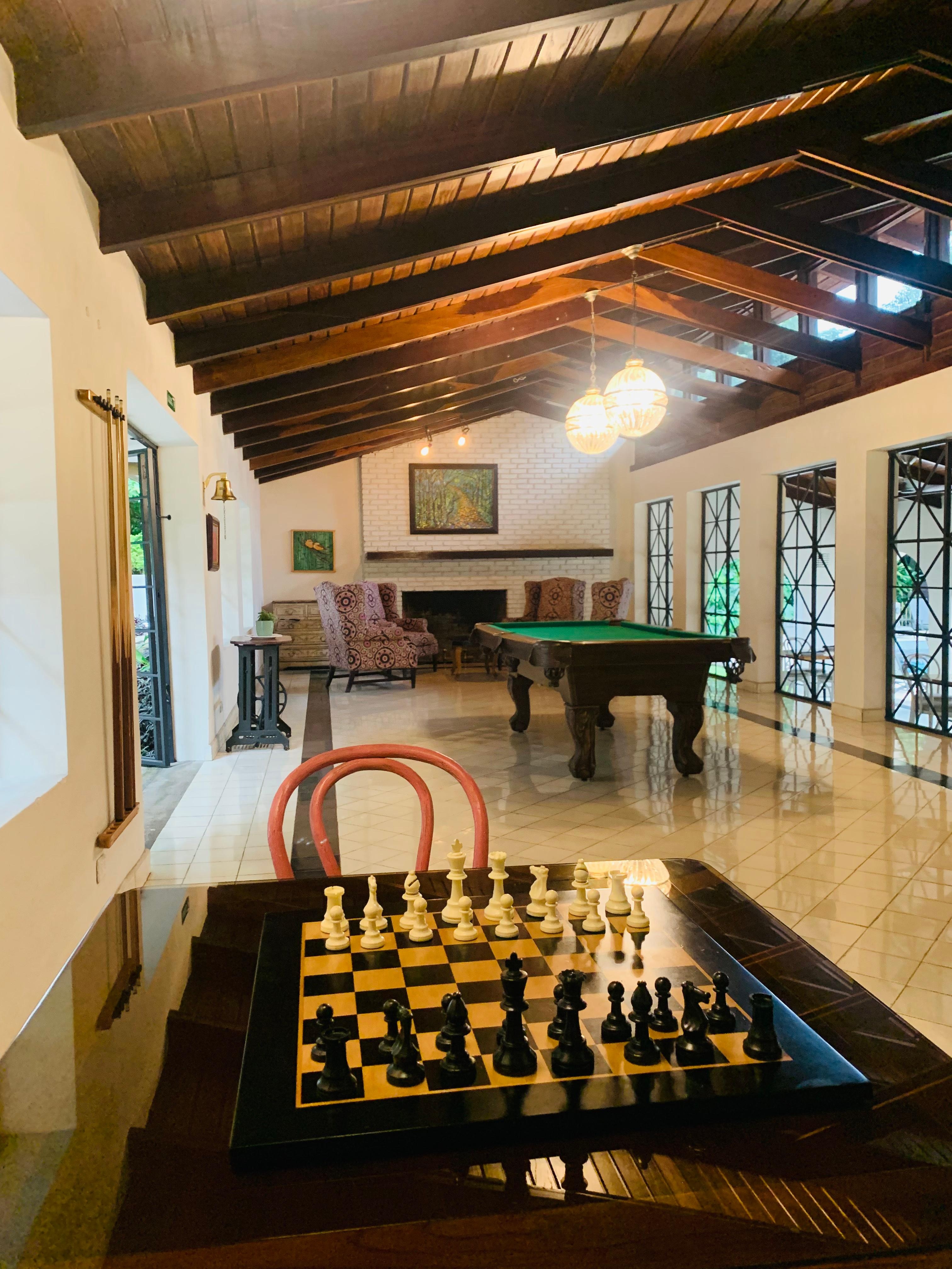 Sala de entretenimientos del hotel