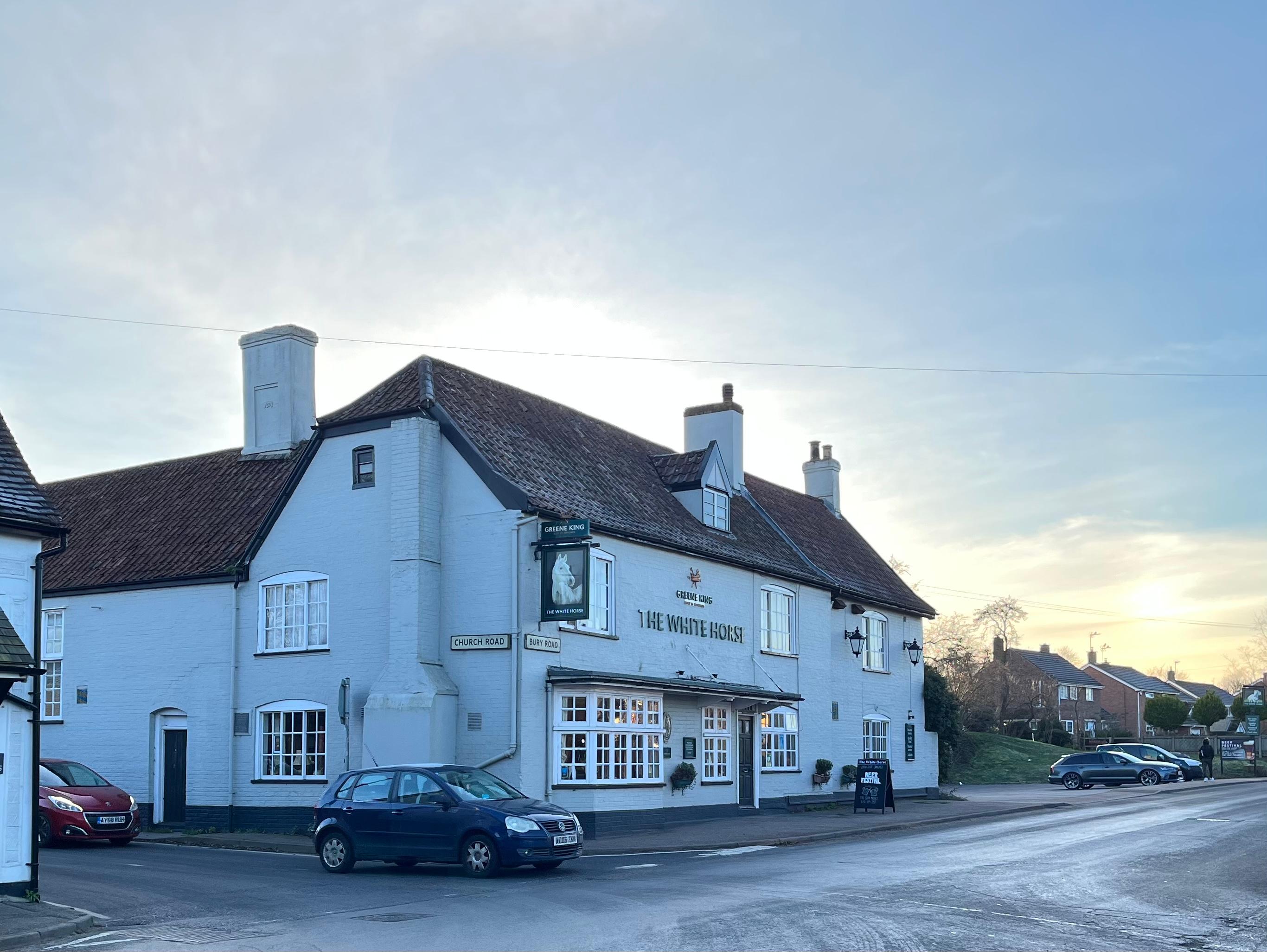 The white horse