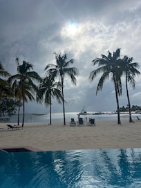 View from the infinity pool