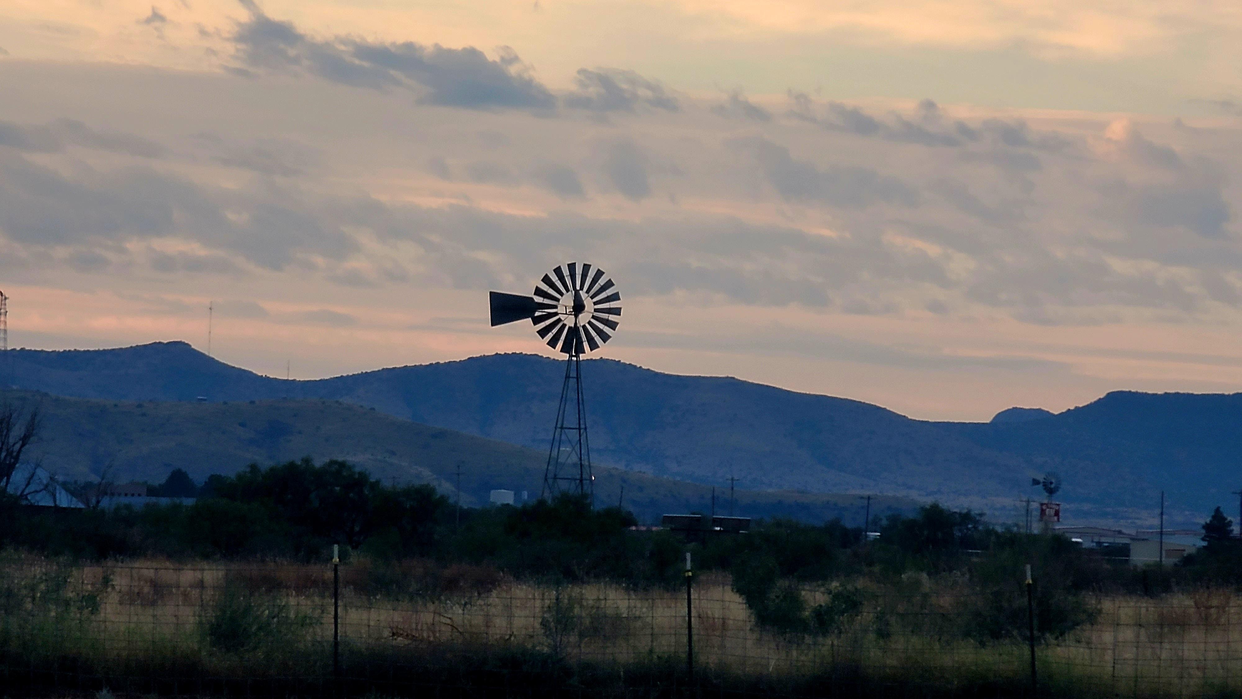 Windmill view from the patio
