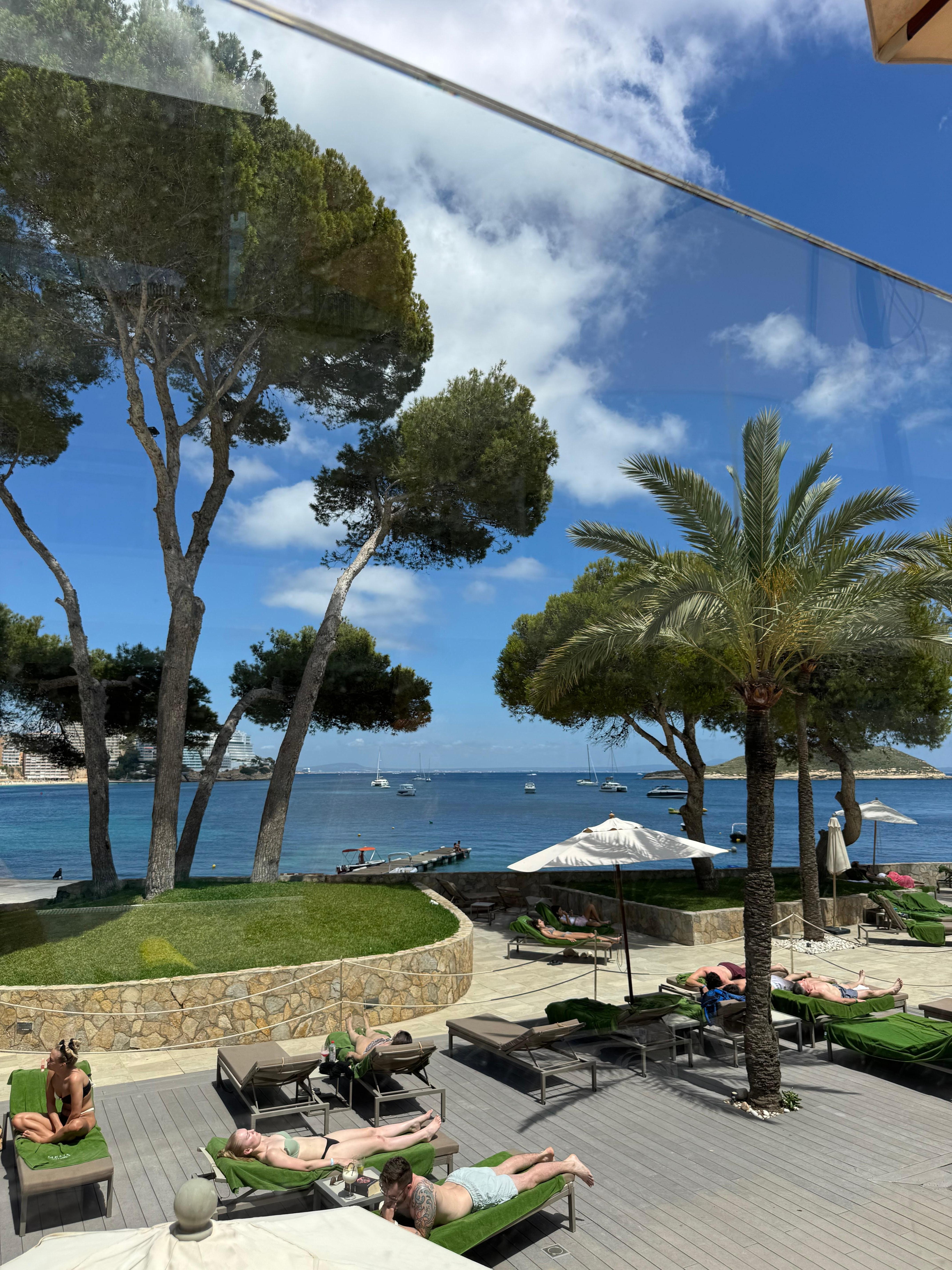 The view from the Level patio