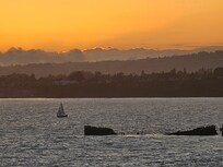 Evening view from balcony.