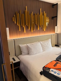literie excellente
chambre calme super bien insonorisée