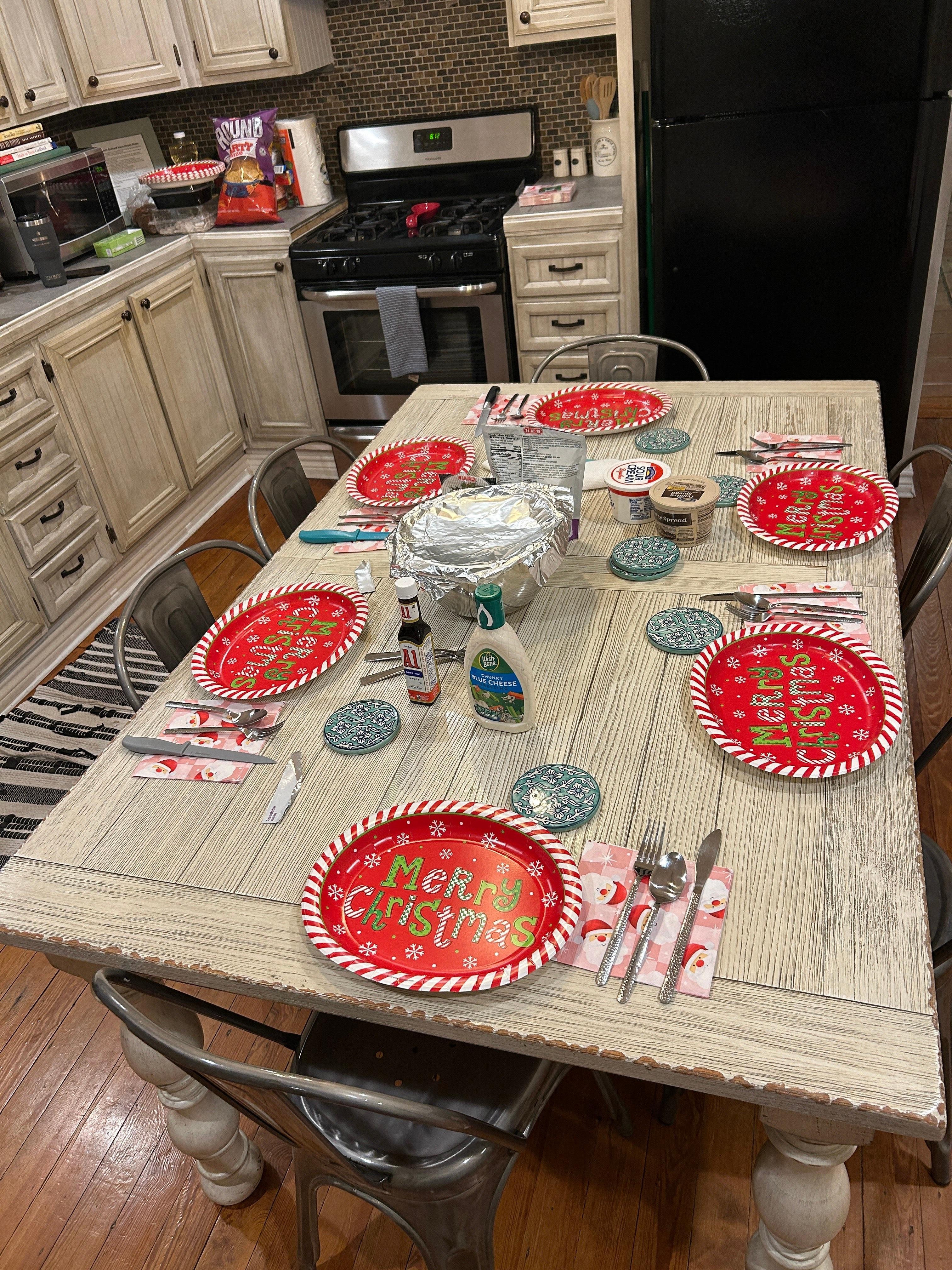 the table was set for every meal