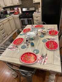 the table was set for every meal