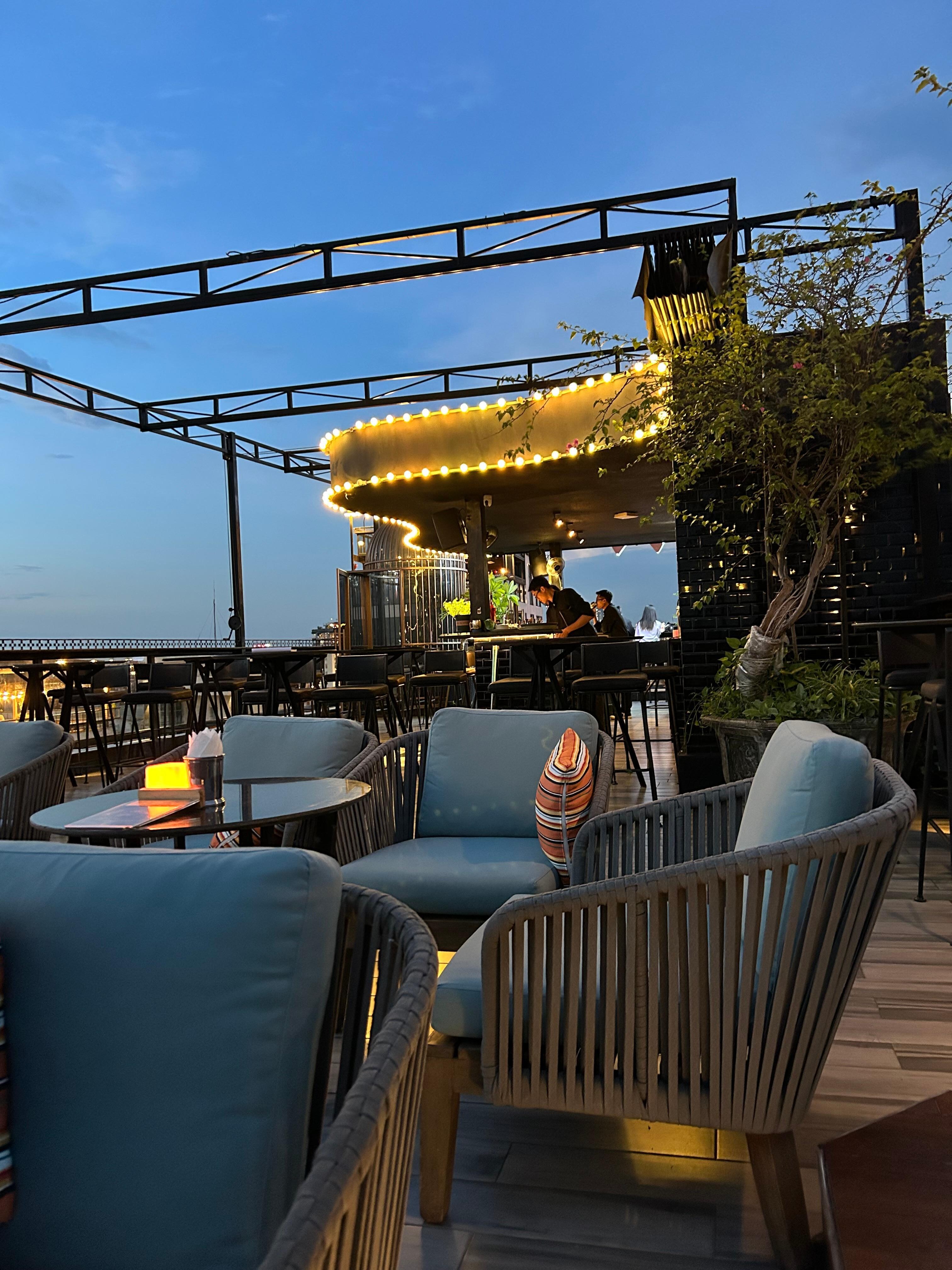 Rooftop bar