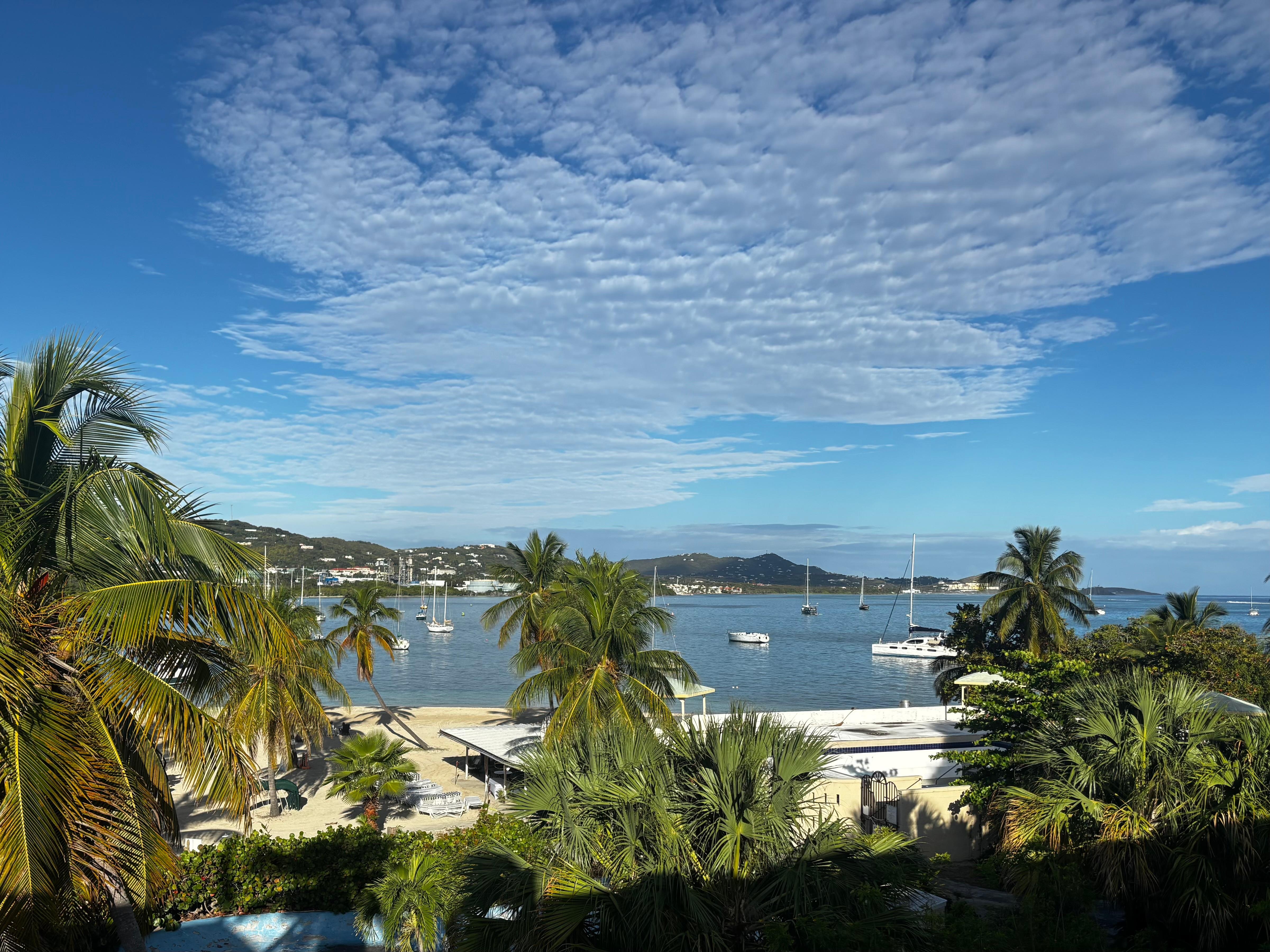 View from our balcony 