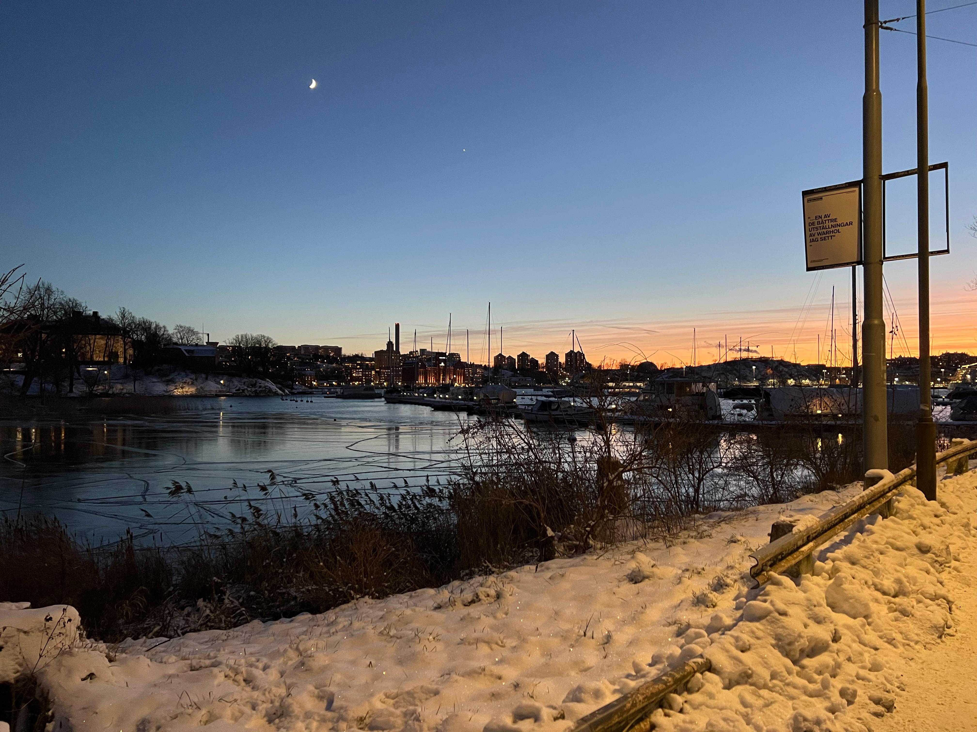 Waldemarsudde på kvällen