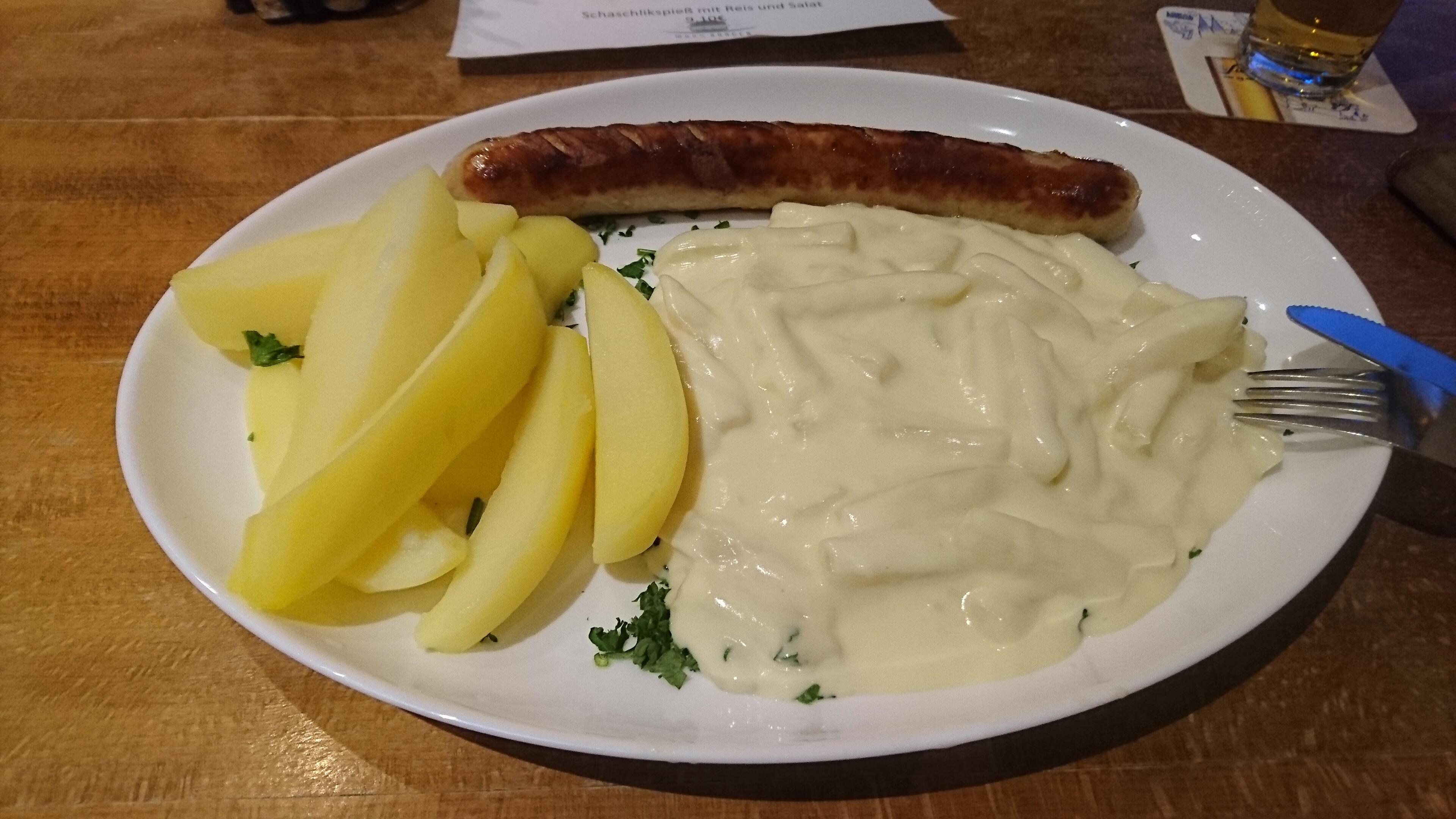 ソーセージも美味しい